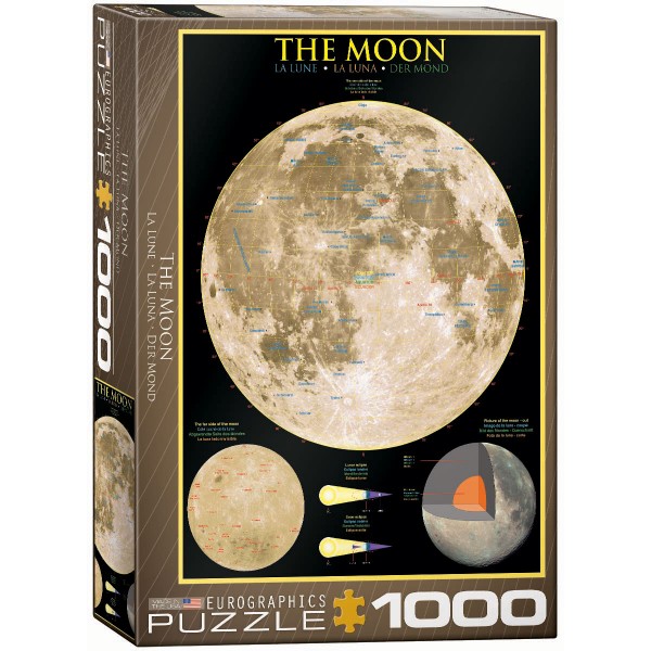 Księżyc, 1000el. (Smart Cut Technology) - Sklep Art Puzzle